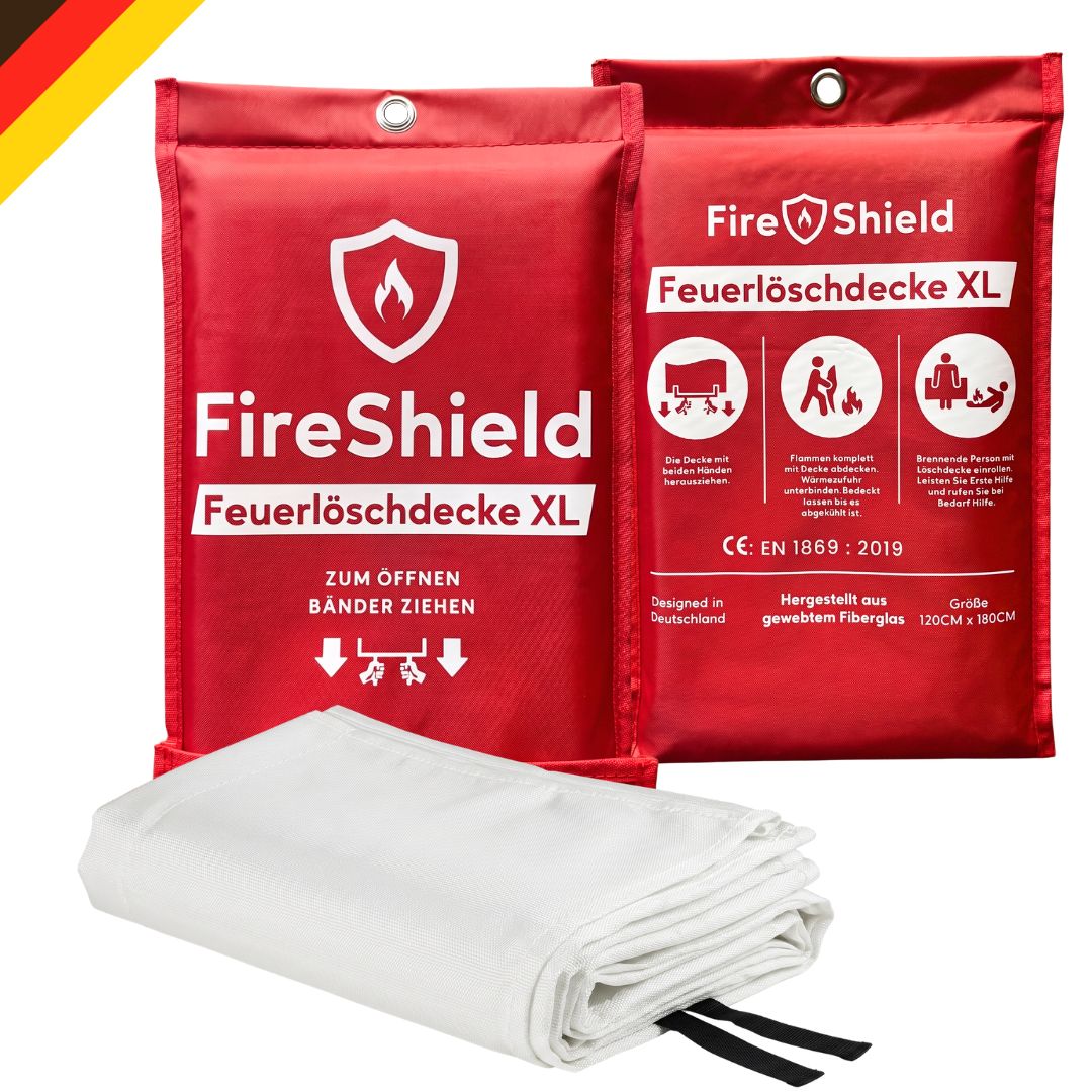 FeuerHeld - 3-Sekunden Notfall-XL Löschdecke